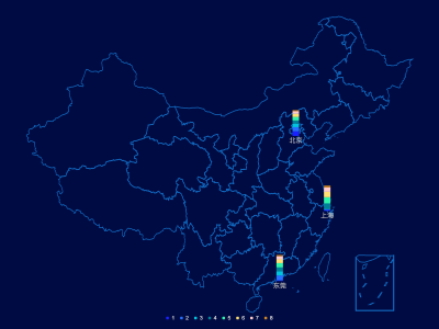 地图--柱状图